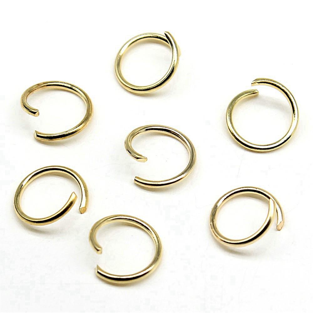 5 Colors 6 Sizes Jump Rings Open Connectors For Jewelry Making Components