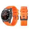 Klassisches 1-teiliges 22-mm-Silikon-Sport- und Freizeit-Schnellverschluss-Uhrenarmband für Garmin Fenix 5/5 Plus/6/6 Pro/7 Series Smartwatch-Zubehör