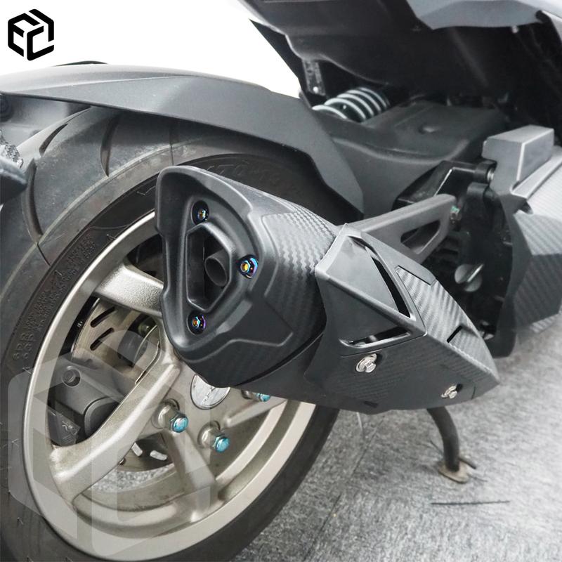 For SYM Husky 150 Adxtg Adx 125 150 Motorcycle Exhaust protector pipe Heat Shield Cover Exhaust Pipe Shield