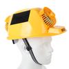 Casco de Seguridad con Doble Ventilador y Luz Casco de Seguridad Solar para Construcción Mejoras para el Hogar