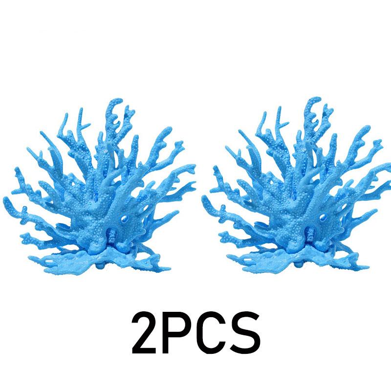 Fake Coral Aquarium Decoration for Aquarium Coral Water Plant Resin Fish Tank Aquascape Simulation ZSP06