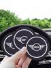 2Pcs Car Logo Water Cup Slot Anti Slip Mat Coaster For BMW MINI Cooper R53 R52 R50 One JCW Clubman Countryman WORKS Accessories