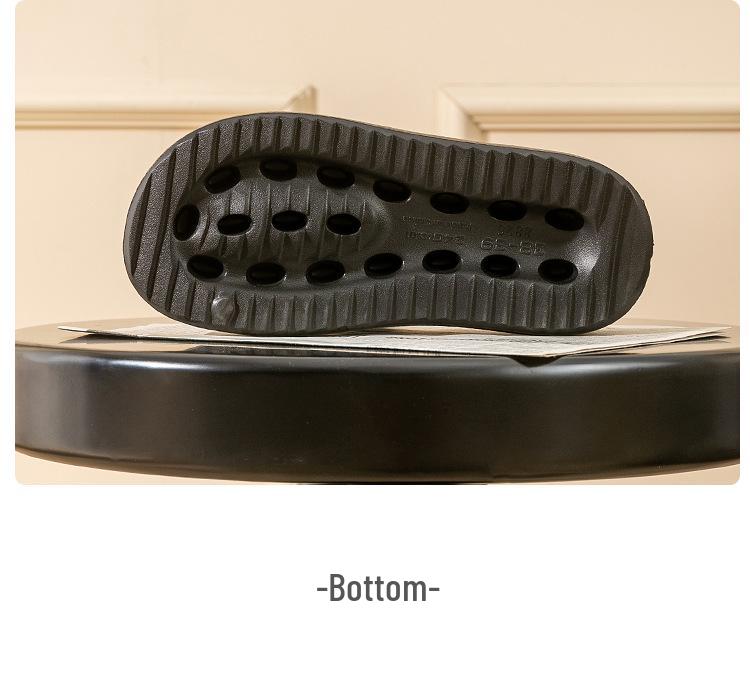 Sandale de baie confortabile, antiderapante, de vară pentru femei - Cu talpă groasă, pentru uz interior/exterior