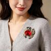 Baroque Luxury Vintage Crab Design Brooch For Men And Women Jewelry Accessories For Wedding Holiday Party Gift