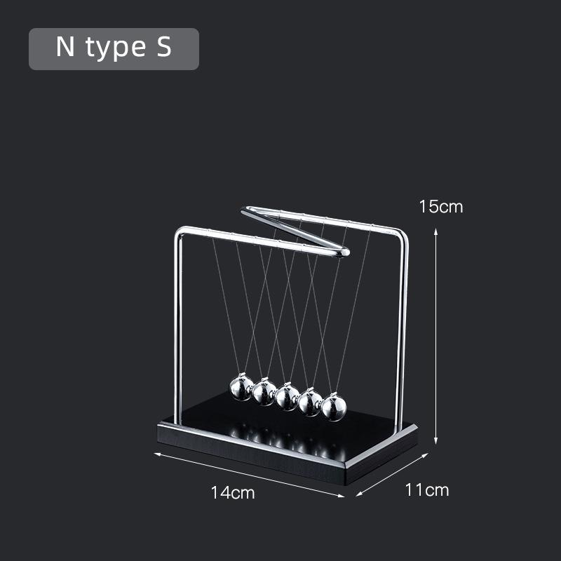 Classic Newton's Cradle: Physics Inertia Pendulum for Stress Relief and Educational Gift