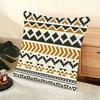 Geometric Patterns Cushion Cover Soft Short Plush Pillow Cover Smooth Cozy Texture Aesthetic Cushion Case Home Decor