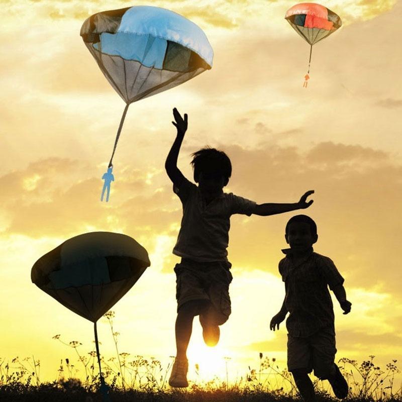 1pcs Children Gift Parachute Throw and Drop Toys for Boys Set Outdoor Fun Toy
