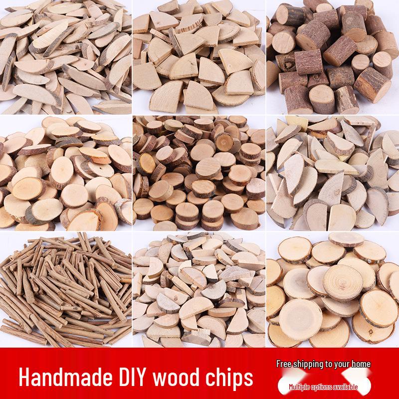 Wood Chips & Tree Slices DIY Craft Kit for Kids