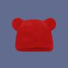 Winter Warm Cap Plush Hat with Bear Ears Breathable Soft Beanie Fisherman Hat Women Headdress Outdoor Activity Headwear