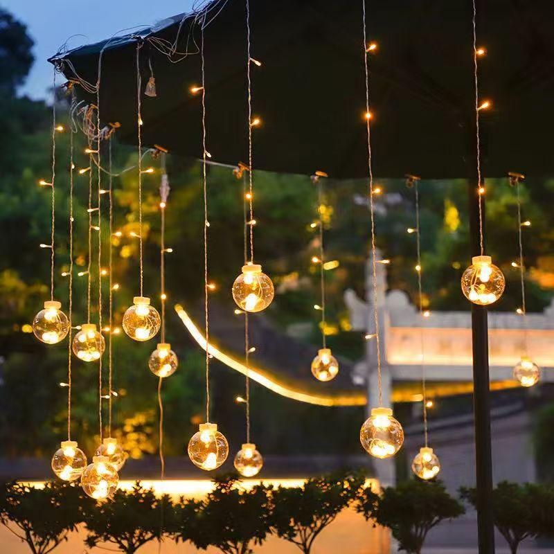 Starry Sky LED Curtain Lights for Christmas & Birthday Room Decoration