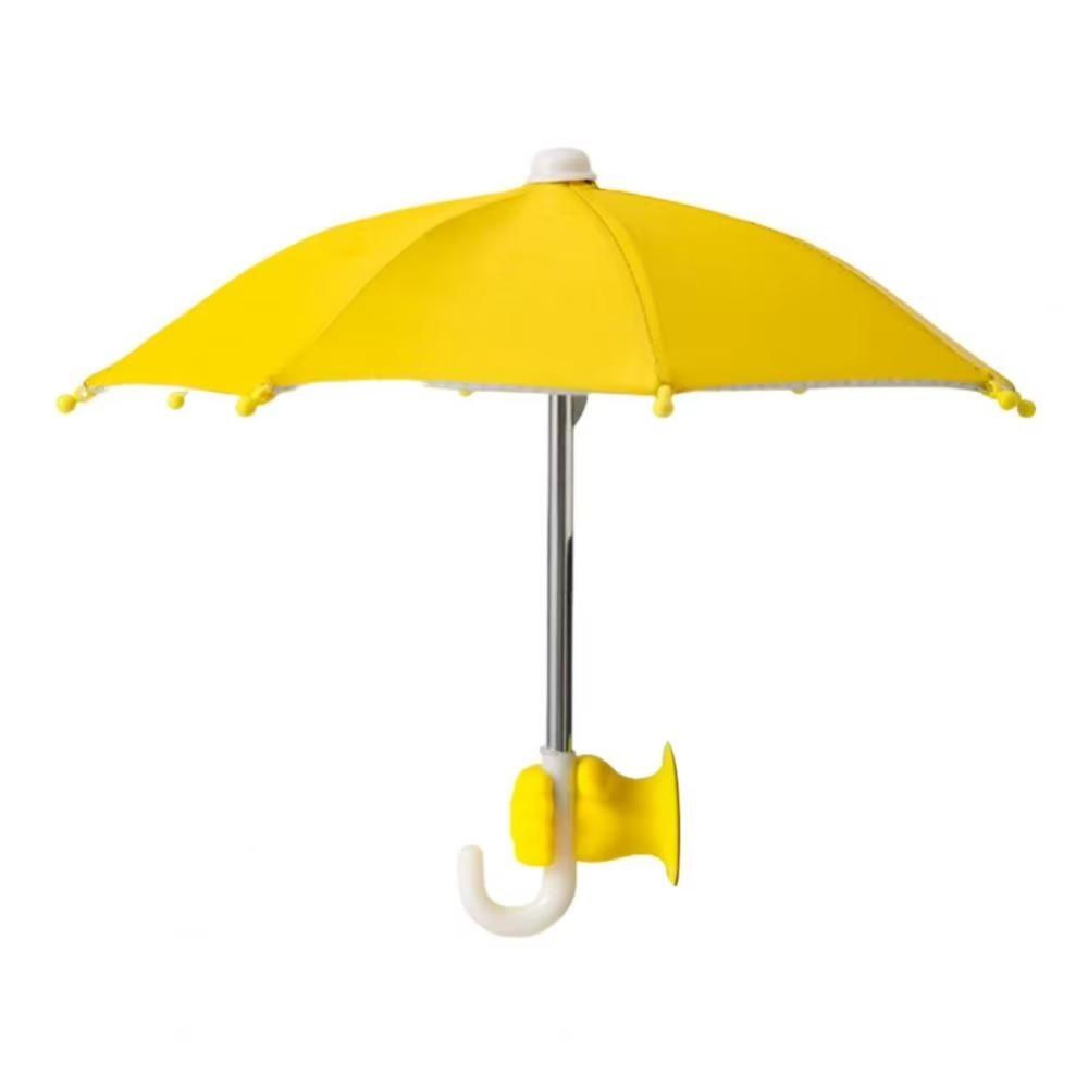 Phone Umbrella with Fist Suction Cup Sun Protection Universal Mini Windproof Sun Shade Mobile Phone Umbrella Phone Accessories