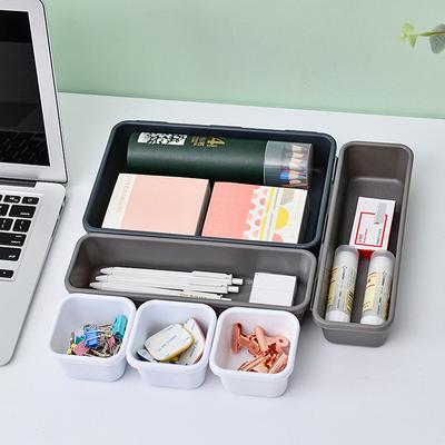 8Pcs Drawer Organizers Household Dustproof Desk Stationery Storage Box Women Makeup Organizer Kitchen Bathroom Accessories