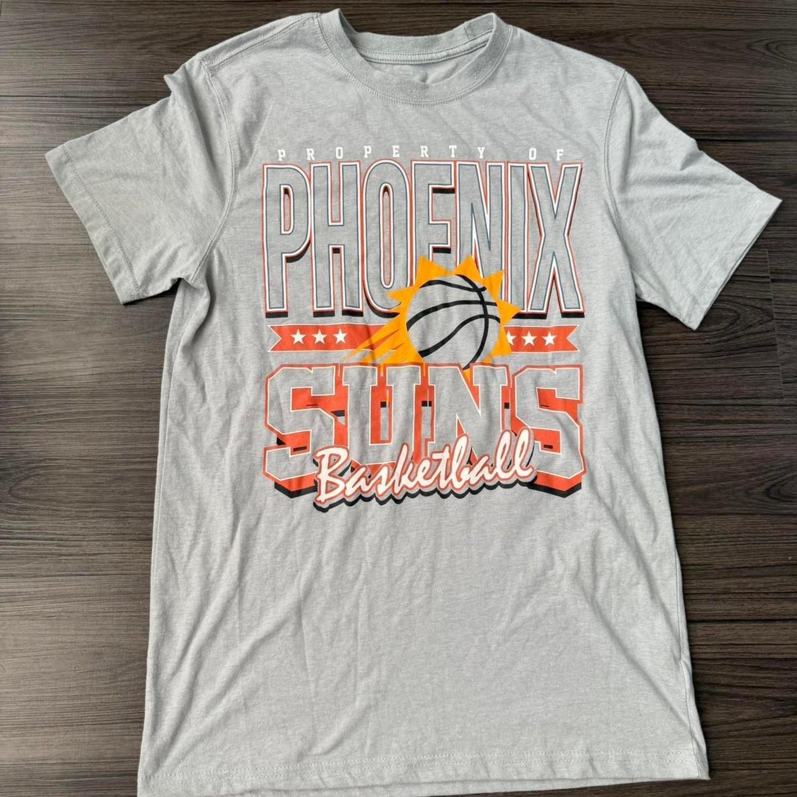 Retro Themed NBA Phoenix Suns Tee Size Medium Basketball Unisex T-Shirt L