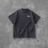 VUJADE TALK Distressed American Retro Streetwear Summer Vibe Loose T-Shirt