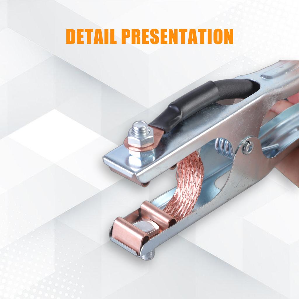 Schweißelektrodenhalterleitung ARC Schweißen Masseklemme mit 10ft Kabel Schweißelektrodenhalter für Schweißgerät