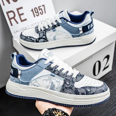 Mode Koreanischer Stil Lässige Sneaker Herren Low-Top Design Herren Skateschuhe Plateau Skateboard Sportschuhe