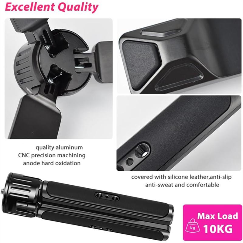 Duty Mini Tripod, Desktop Tabletop Stand Tripod For DJI Ronin S/SC/RS/RSC Series, Gimbal Handle Grip Stabilizer