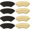 8pcs Heel Pads for Too Big Shoes Self-Adhesive Heel Protectors Heel Inserts Improve Shoe Fit And Comfort Prevent Heel Slippage