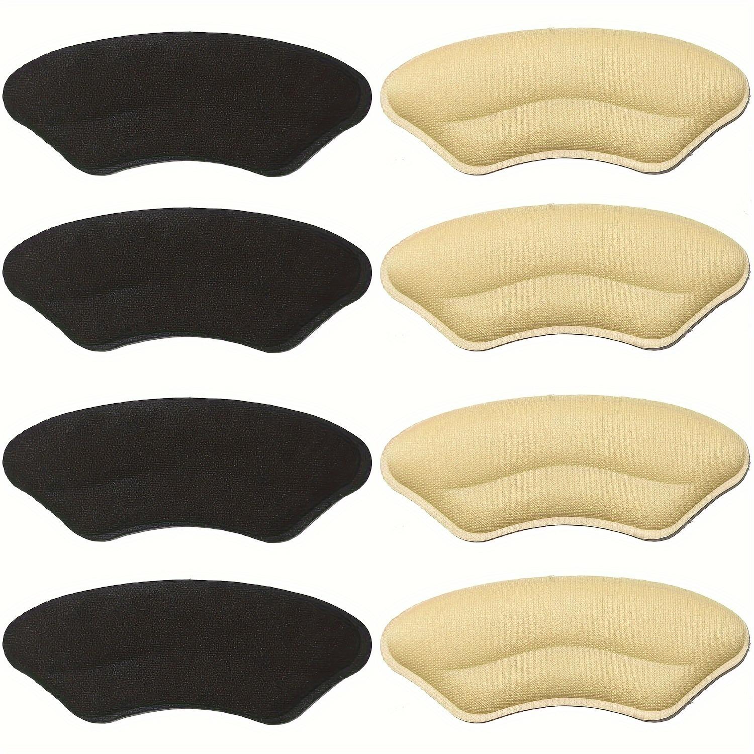 

8-Pack Self-Adhesive Heel Pads, Heel Inserts for Loose Shoes, Improve Fit Comfort & Prevent Heel Slippage