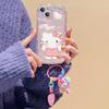 Cartoon Hello Kitty Bracket Pendant Case For OPPO Reno 15F 15 Pro 5G 14F 13F 12F 11F 14 13 12 11 Pro A6X A6 A5 Pro A60 5G Casing