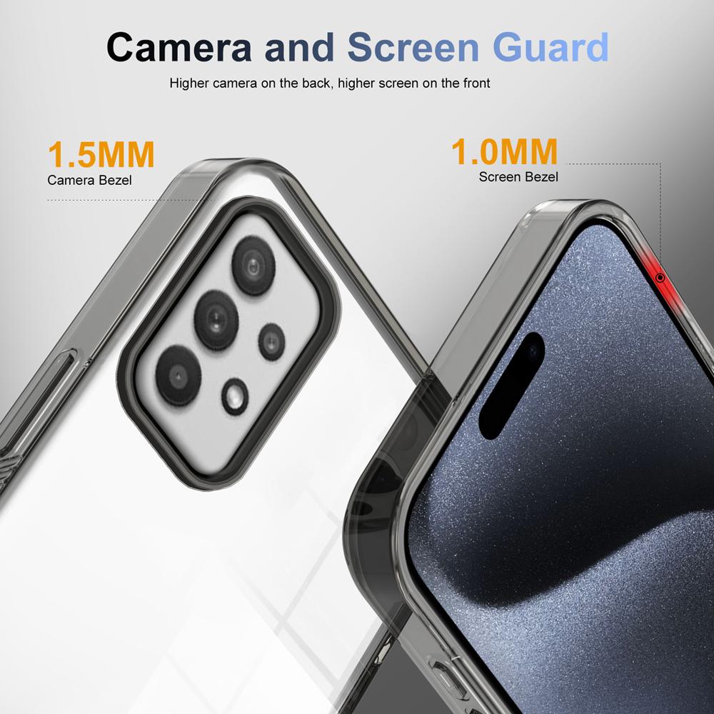 KEYSION Διαφανής Θήκη για Samsung A53 5G A73 A23 A13 TPU+PC Αντιολισθητική HD Διαφανής Αντικραδασμική Κάλυψη Τηλεφώνου για Galaxy A52 S 5G A32