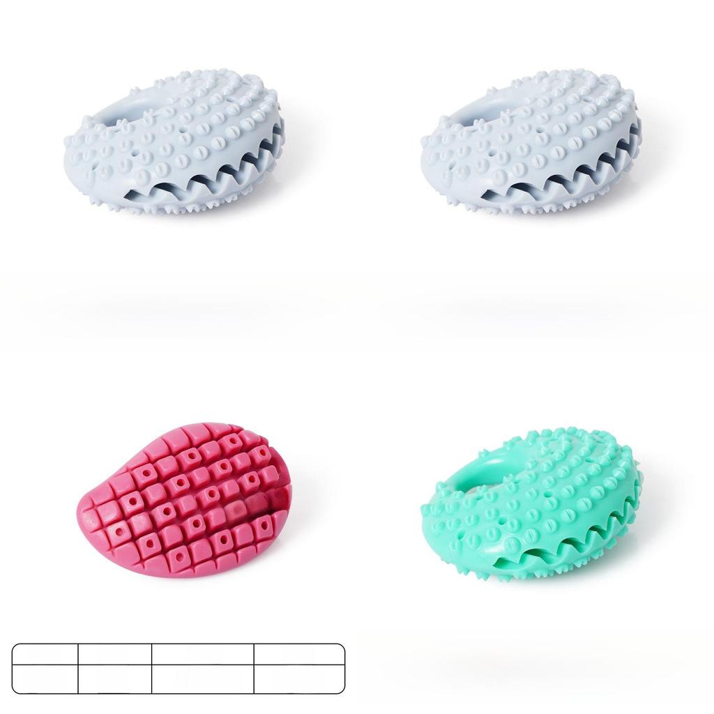 Dog Treat Dispenser Toy Silicone Chew Puzzle For Interactive Play And Enrichment