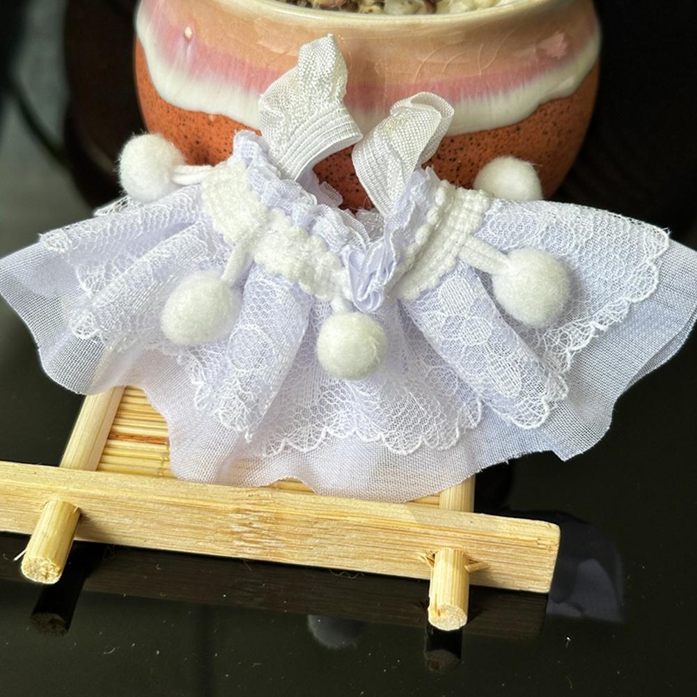 For 13CM Cotton Doll Rompers Cartoon Wallace and Gromit Plush Doll Replacement Outfit Playing House Accessories Mini Clothes