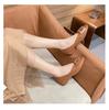 Fashion Spring and Summer New French Low Heel Square Head Shallow Mouth Single Shoes Women Soft Sole Flat Shoes Design Sense Niche