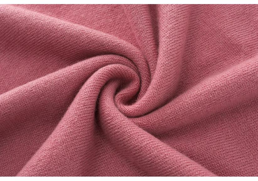 Ordos City Red Pure Wool Sweater for Women - Loose Slimming Autumn/Winter Half-High Collar