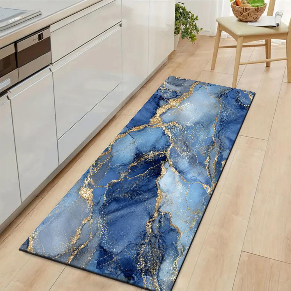 1Pcs Light Luxury Minimalist Design Non-Slip Washable Area Rug Runner for Entryway, Living Room, Bedroom & Patio