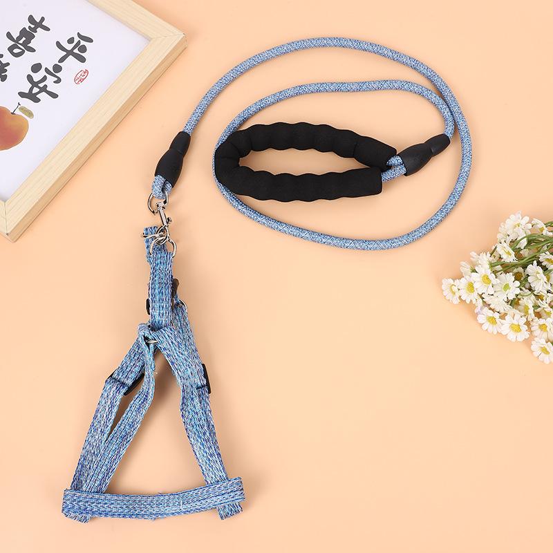 Explosion-proof Dog Leash Telescopic Strap Walking Dog Leash Large Medium and Small Dog Leash Collar Pet Supplies