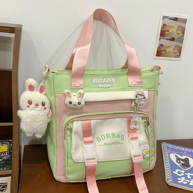 Schoolbag Children Elementary School Girls Junior High School Students Large Capacity Color Blocking Large Capacity Backpack