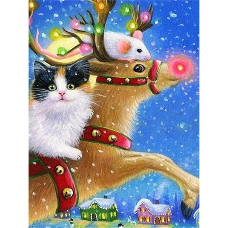 

Полный круг Алмазная живопись Вышивка крестиком 5D Ручная работа Алмазная вышивка Пейзаж Животные Мозаика Живопись Искусство Домашнее украшение