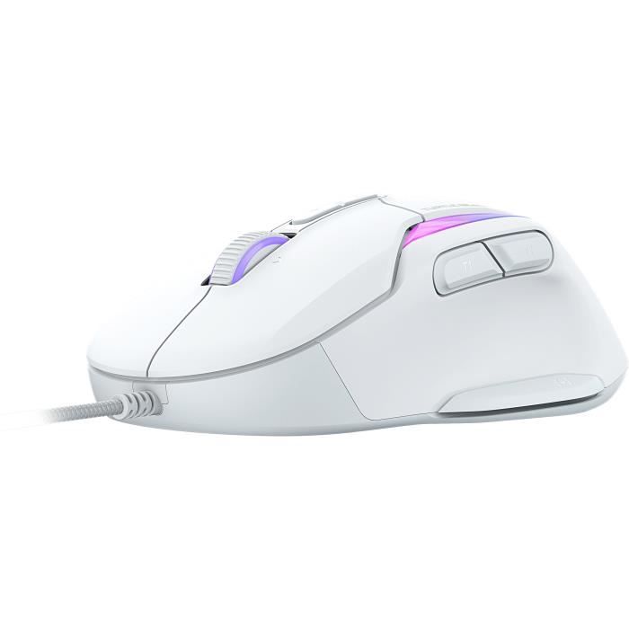 Souris gaming filaire - turtle beach kone™ ii - ultra légère - blanc, 26 000 dpi, 23 fonctions personnalisables