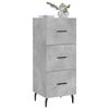 VidaXL Sideboard Concrete Grey 34.5x34x90 Cm Engineered Wood 828624