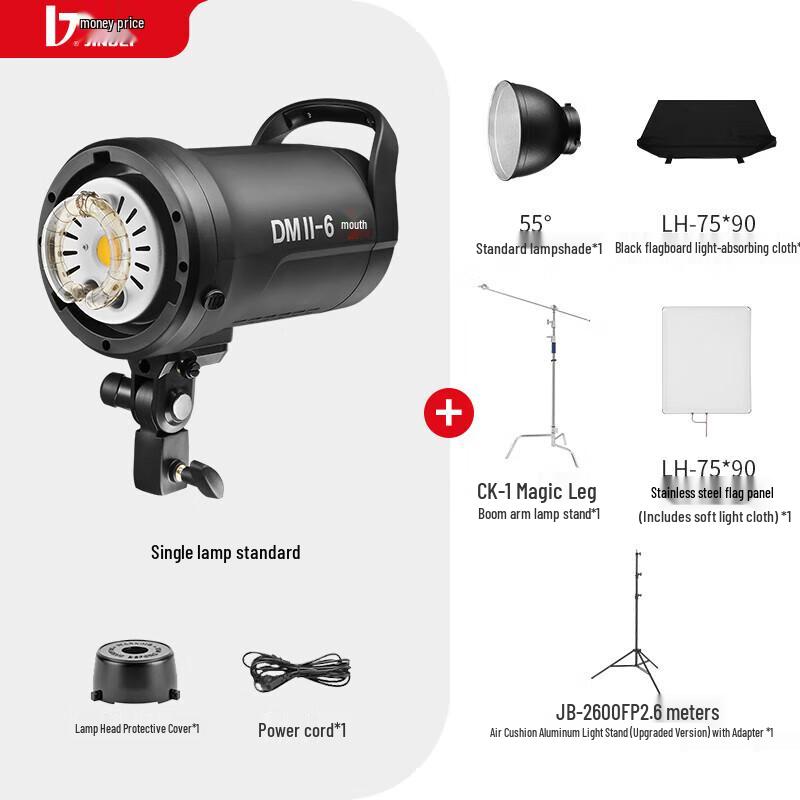 JINBEI DMII-600W Studio Flash Light Kit