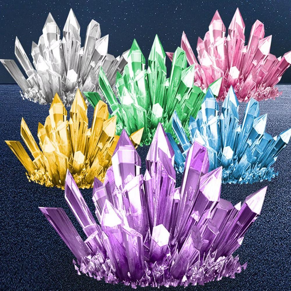 Colored Crystals Crystal Growing Science Kit Grow a Crystal Crystal Making Kit  Teens