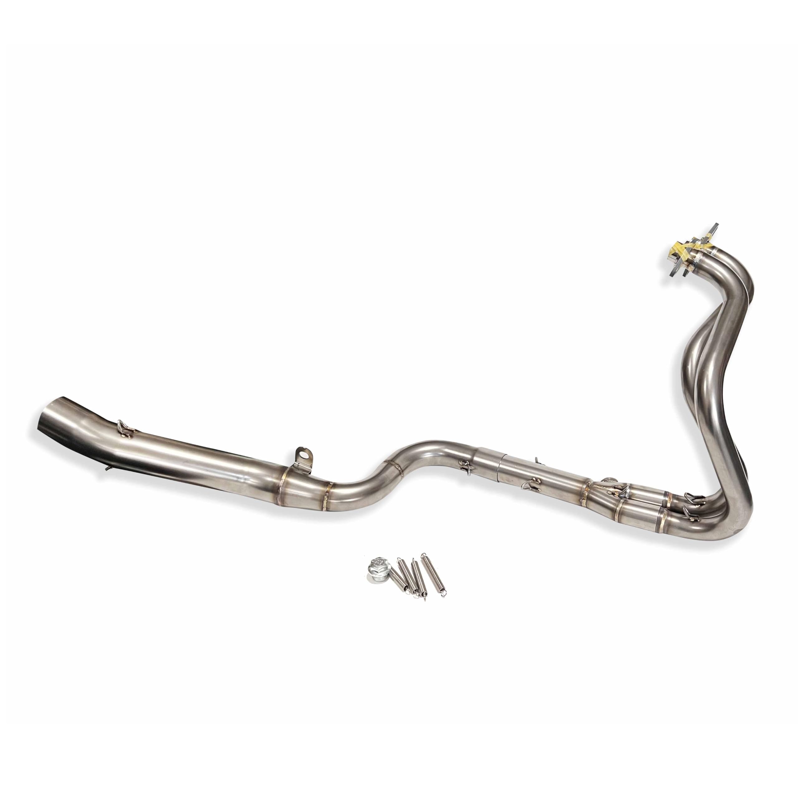 NINJA250 NINJA250R Full Exhaust System with Stainless Steel Exhaust Pipes 2008-2017