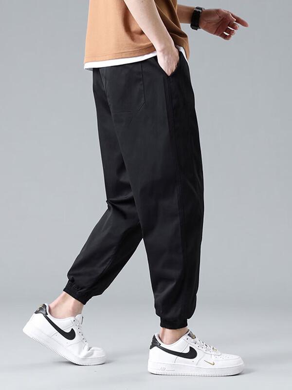 Dingfengbaoluo Men's Trendy Jogger Pants