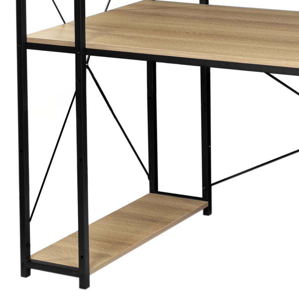 Biurko Industrialne Loftowe Trosa Modern Oak