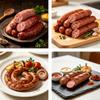 Edible Boilable Sausage Casing Double Layer Sausage Casing Tubes  Flavor Infusion