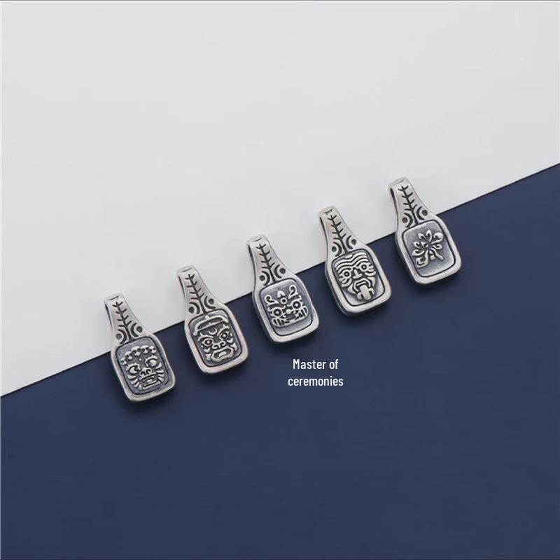 Non-fading Tibetan Copper Card Buckle Handmade Prayer Beads String - Buddhist Accessories.