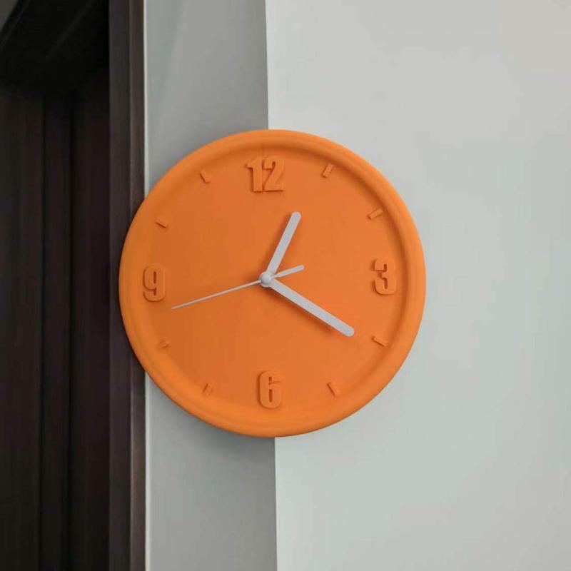 Corner Clocks Creative Wall Clocks Elegant Minimalism Clock Watch Digital Design Living Room Clock Modern Home Aesthetic Decoration Accessories