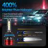9007 Mini Car Headlight Bulb 60000LM 6000K White Front Head Lamp Cooling fan DC12V Auto Headlight 3570 CSP CHIPS