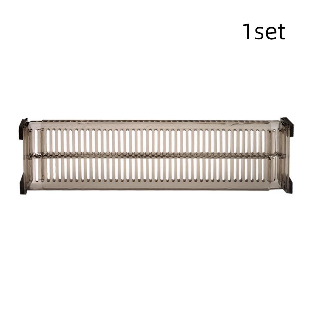 

1/2/3 комплекта регулируемых ящиков для шкафа, разделитель для хранения, выдвижной пластиковый ящик для шкафа, разделитель без перфорации