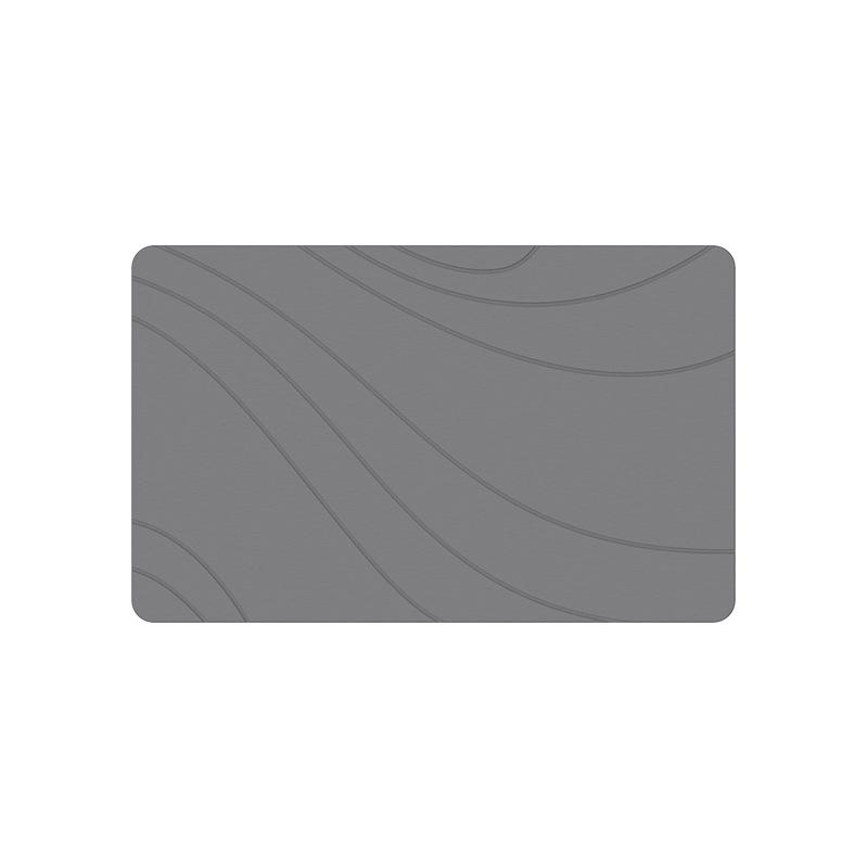 Minimalist Non-Slip Diatomaceous Earth Bath Mat - Water Absorbent, Dirt-Resistant Rug for Bathroom & Hallway