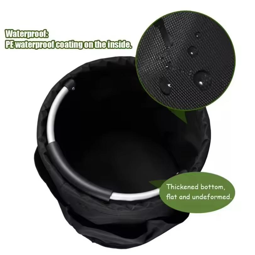 17L Vielseitiger Faltkorb Tragetasche für Picknick im Freien Reinigungs-Organizer Heim-Gartenwerkzeugtasche Großes Fassungsvermögen Waschtasche