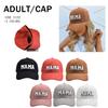 Baseball Hat MAMA Corduroy Baseball Hat Peaked Hat Baseball Sunhat HipHop Hat Parent-child Hat Curved Visor