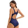 2026 New Plus Size Sport Swimwear Women One Piece Swimsuit Female Backless Monokini Patchwork Bathing Suit Summer Beachwear 3XL