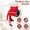 Rotary Manual Vegetable Cutter Slicer Roller Cheese Shredder Potato Grater for Kitchen Gadget Portable Dicing Machine Chopper